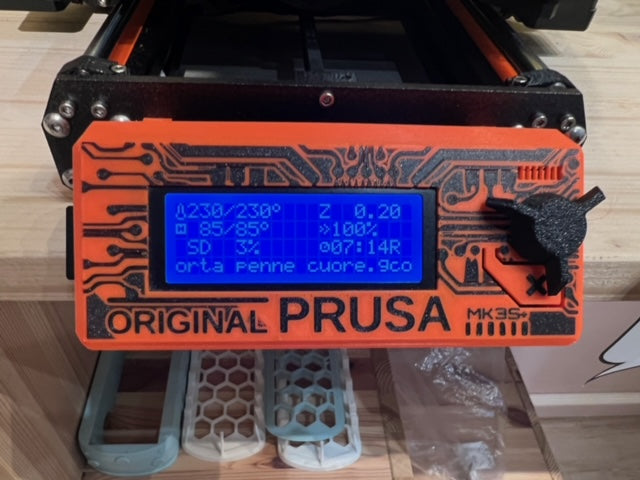 Prusa MK3S+ con Hotend NUOVO appena sostituito E3D