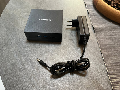LETSUNG Mini PC GoLite 11 Celeron N4020C 6GB 128G M.2 Win11 Pro PC WiFi