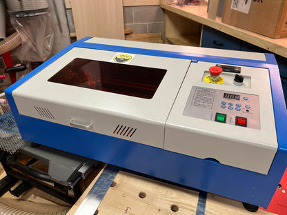 KIT Laser CO2 - K40 con estensione - Air Assist e raffreddamento