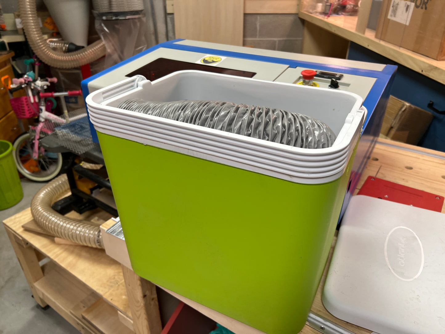 KIT Laser CO2 - K40 con estensione - Air Assist e raffreddamento