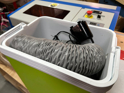 KIT Laser CO2 - K40 con estensione - Air Assist e raffreddamento
