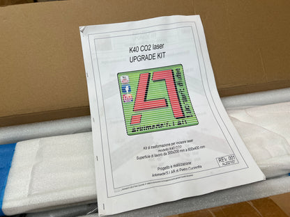 KIT Laser CO2 - K40 con estensione - Air Assist e raffreddamento