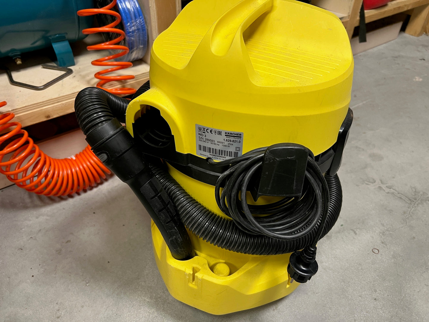 Aspiratore karcher WD3