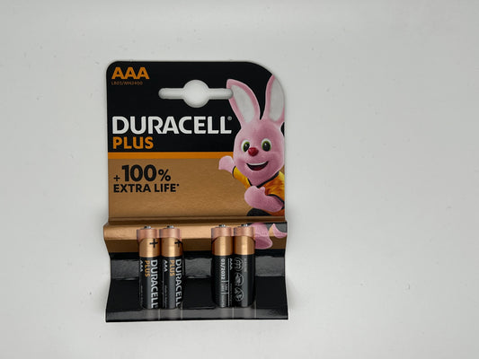 4 x DURACELL MINI STILO AAA