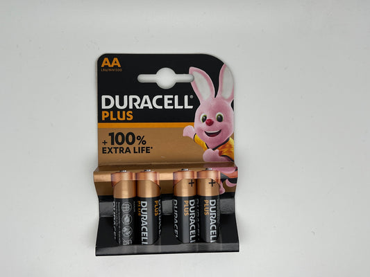 4 x DURACELL STILO AA